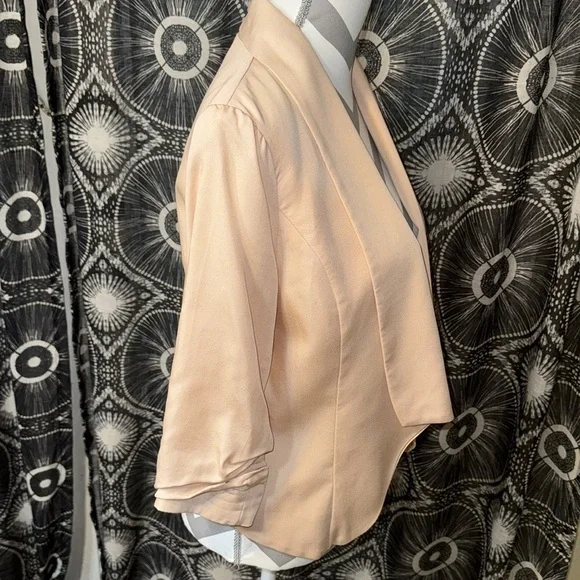 Pale Pink Velvet Heart Blazer - S - Picture 4 of 8